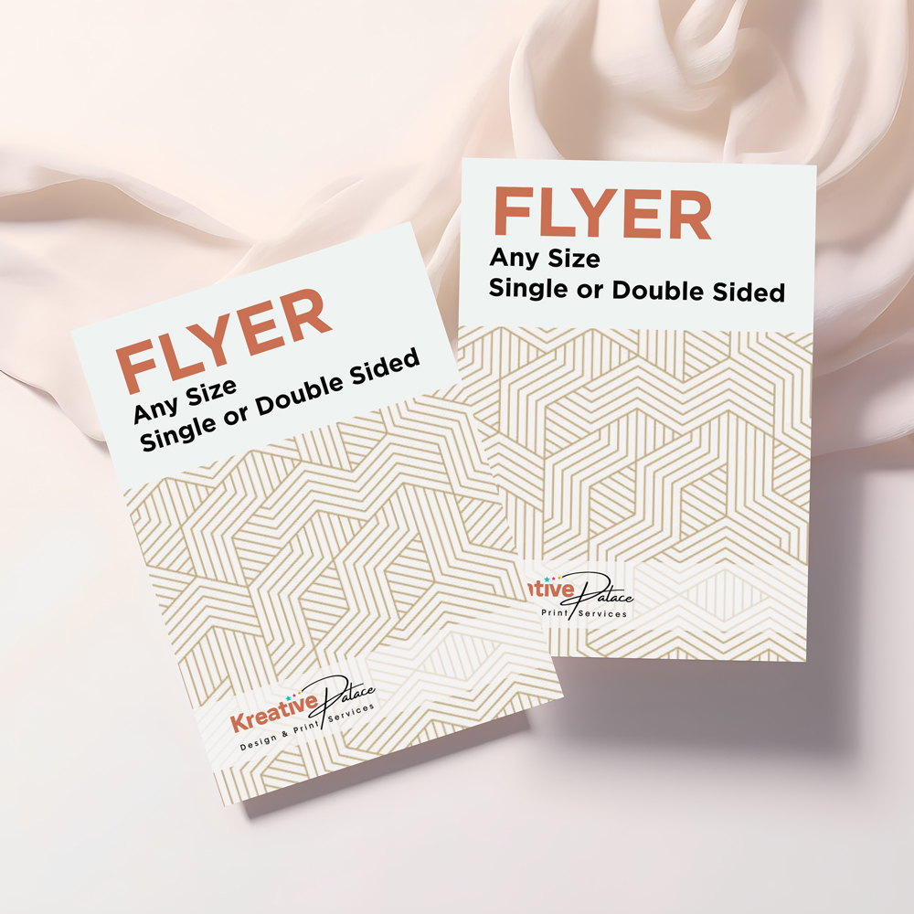 Custom Flyer Design - Kreative Palace